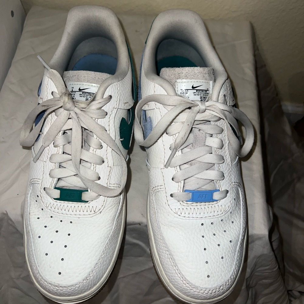 Nike Air Force 1 ‘07 LXX Vandalized Blue/Green - Picture 2 of 5